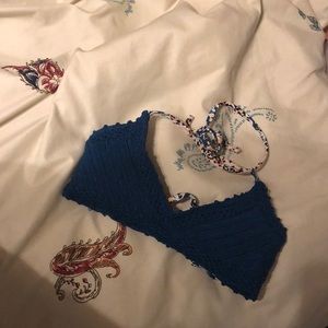 crocheted swim suit top